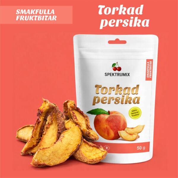 Torkad persika