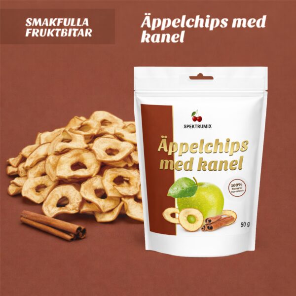 Äppelchips med kanel