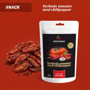 Torkade tomater med chilipeppar